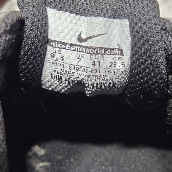 Nike Delight Women Size 9.5 Leather Golf Shoe Soft Spike Black Cleat B418355-010 - Picture 8 of 12